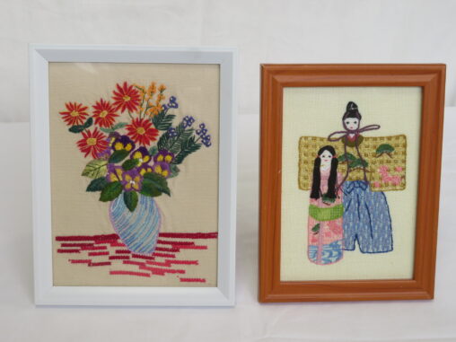 「Flower」「おひなさま」